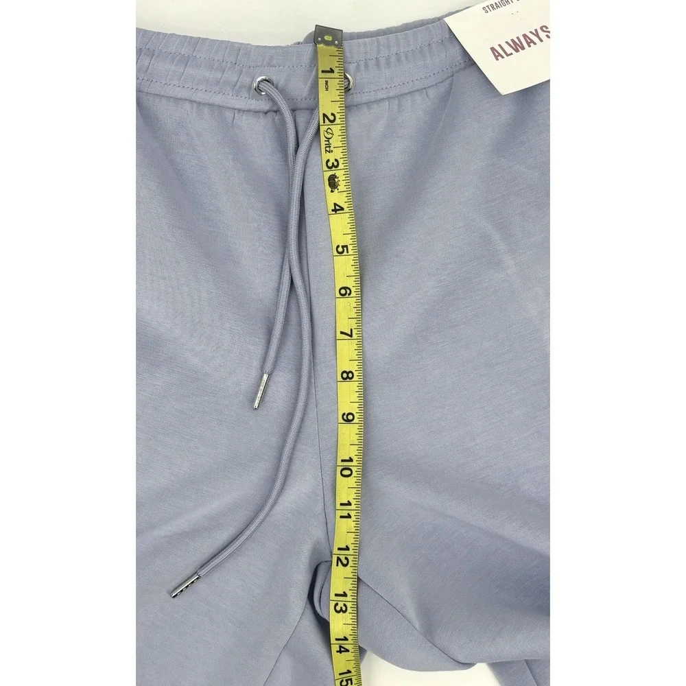 Always You Straight Leg Lounge Pants XL Lavender Thick Soft Stretch Pockets‎ NWT